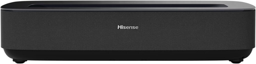 Hisense PL1 Ultra Short Throw Home Theater Smart Projector, 80-120, 4K UHD, Dolby Vision  Atmos, HDR10, Google TV, Netflix, 2200 ANSI Lumens