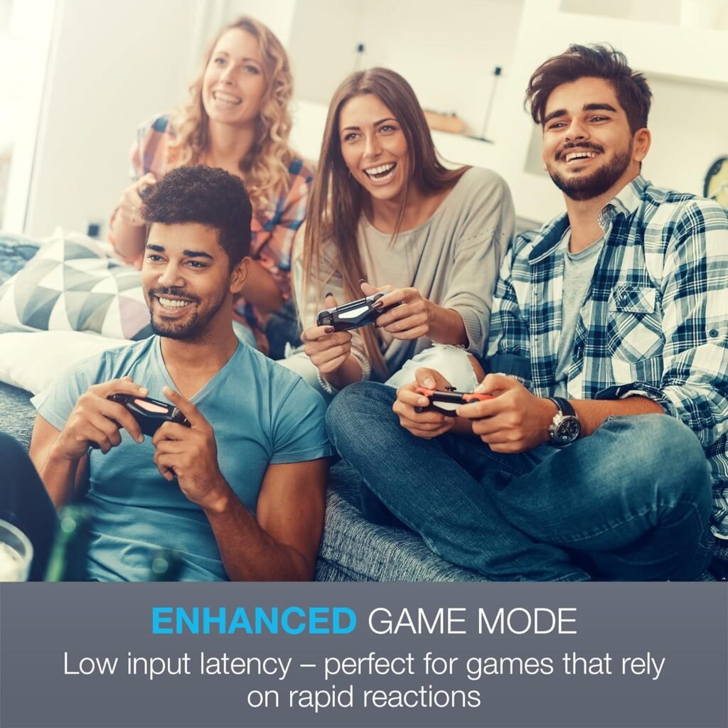 Optoma GT3500HDR Projector with Enhanced Gaming Mode 8ms Input Lag - Ultra Short Throw, 1080p Full HD, 4K HDR Input, 3800 Lumens Brightness, DuraCore Laser, Built-in Speaker, IP6X Dust Resistant
