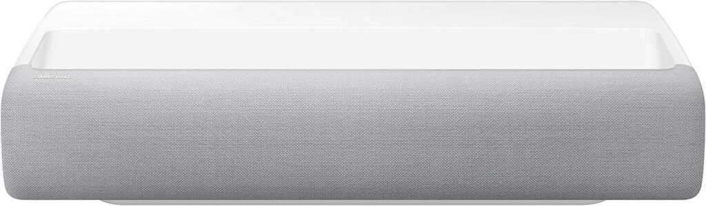 SAMSUNG 120 The Premiere Ultra Short Throw 4K UHD Smart Single Laser Projector for Home Theater, HDR, 2.2Ch Surround Sound System w/ Alexa Built-In (SP-LSP7TFAXZA, Latest Model)