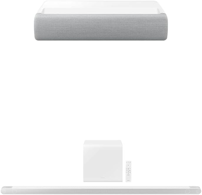 SAMSUNG 120 The Premiere Ultra Short Throw 4K UHD Smart Single Laser Projector for Home Theater, HDR, 2.2Ch Surround Sound System w/ Alexa Built-In (SP-LSP7TFAXZA, Latest Model)