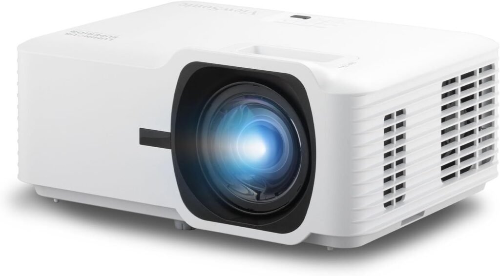 ViewSonic LS711HD 4200 Lumens 1080p Laster Projector with 0.49 Short Throw Ratio, HV Keystone, 4 Corner Adjustment, 360 Degrees Projection for Home and Office